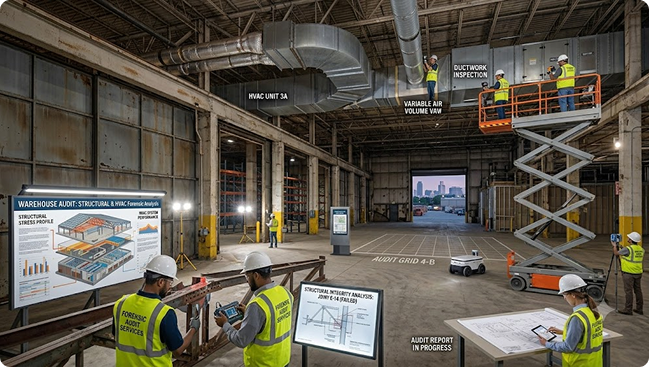 Industrial Warehouse Structural & HVAC Forensic Audit